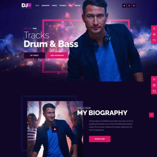 Artist or Musician Website