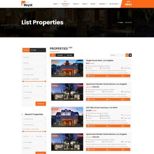 Company Listing Website