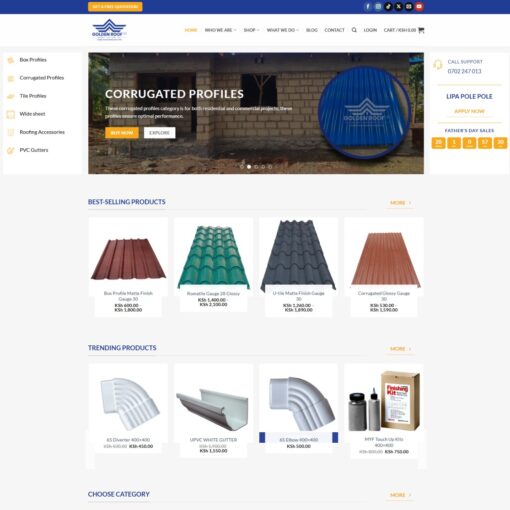 Construction Company Website
