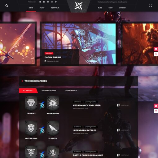 Gaming-Esports-Website