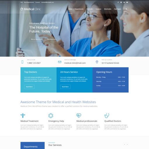 Hospital Website