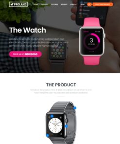 Product Landing Page Website