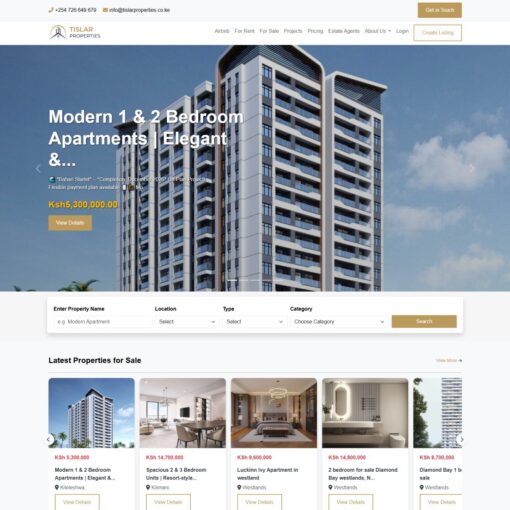 Real Estate Website