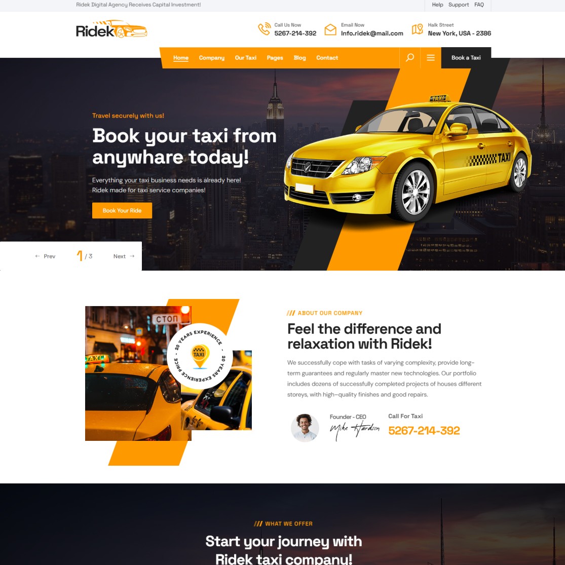 Car Hire Website